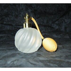 Roberto Capucci Made in France Frosted Crystal Glass Atomizer Spray Bottle